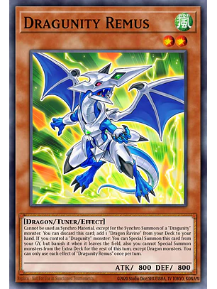 Dragunity Remus - BLGG-EN076 - Secret Rare