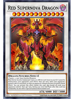 Red Supernova Dragon - BLGG-EN139 - Ultra Rare