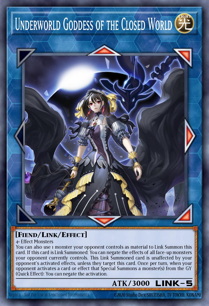Underworld Goddess of the Closed World (extended art) - BLGG-EN144 - Ultra Rare 1