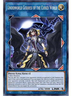 Underworld Goddess of the Closed World (extended art) - BLGG-EN144 - Ultra Rare
