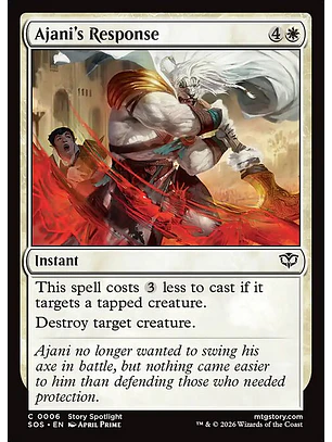 Ajani's Response - SOS-0006 - Common