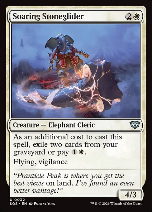 Soaring Stoneglider - SOS-0032-F - Uncommon - Foil 1