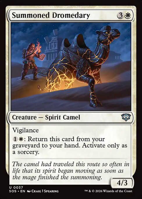 Summoned Dromedary - SOS-0037 - Uncommon 1