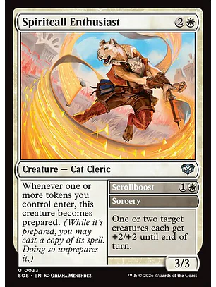 Spiritcall Enthusiast // Scrollboost - SOS-0033 - Uncommon
