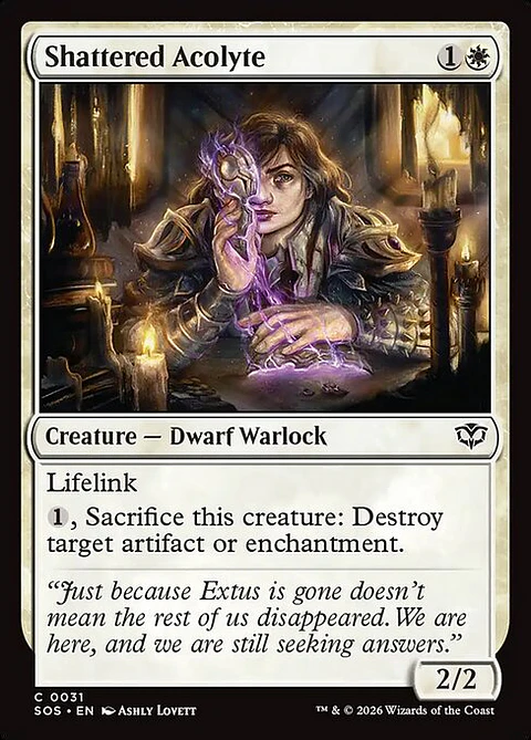 Shattered Acolyte - SOS-0031-F - Common - Foil