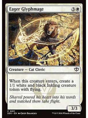 Eager Glyphmage - SOS-0011 - Common