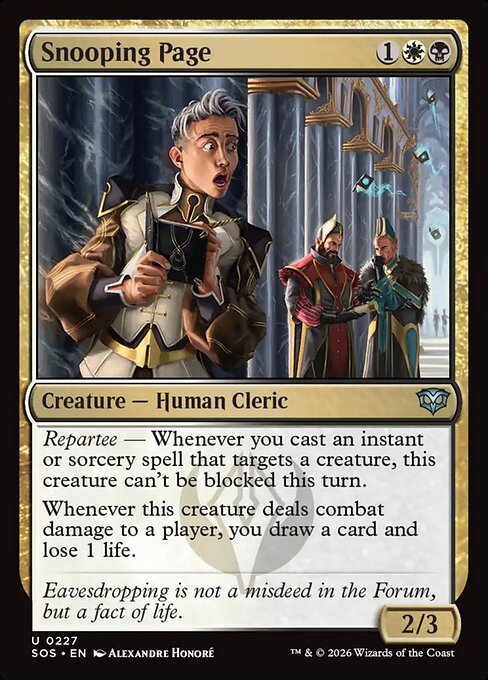 Snooping Page - SOS-0227 - Uncommon 1