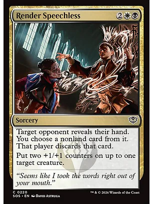 Render Speechless - SOS-0220 - Common