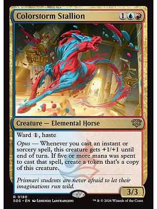 Colorstorm Stallion - SOS-0180 - Rare