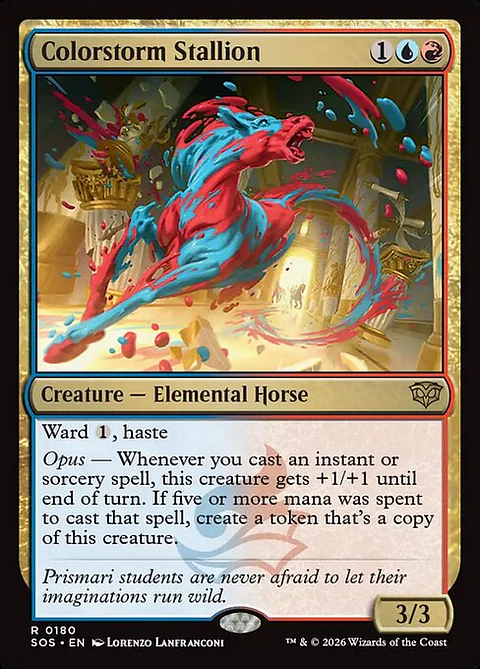 Colorstorm Stallion - SOS-0180 - Rare
