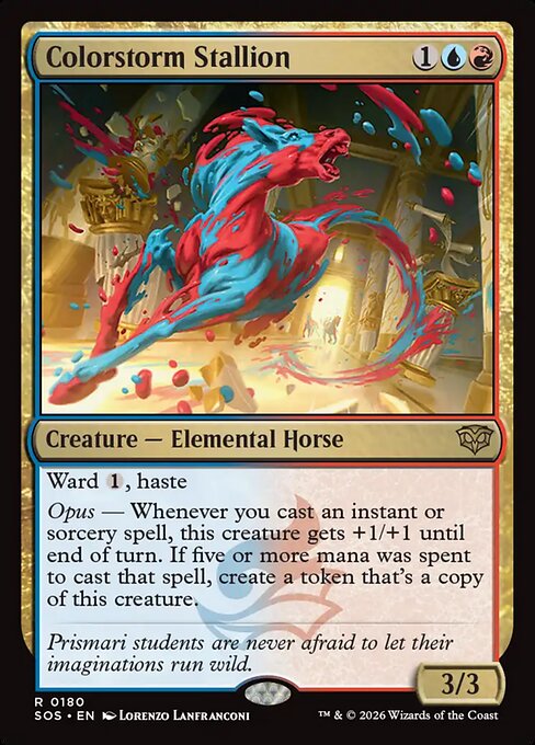 Colorstorm Stallion - SOS-0180 - Rare 1