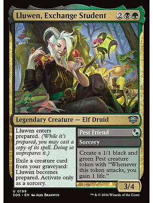Lluwen, Exchange Student // Pest Friend - SOS-0199 - Uncommon