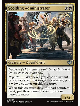 Scolding Administrator - SOS-0224 - Uncommon
