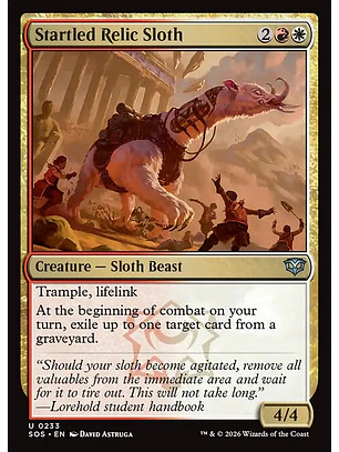 Startled Relic Sloth - SOS-0233 - Uncommon