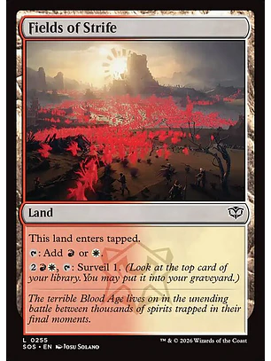 Fields of Strife - SOS-0255-F - Common - Foil