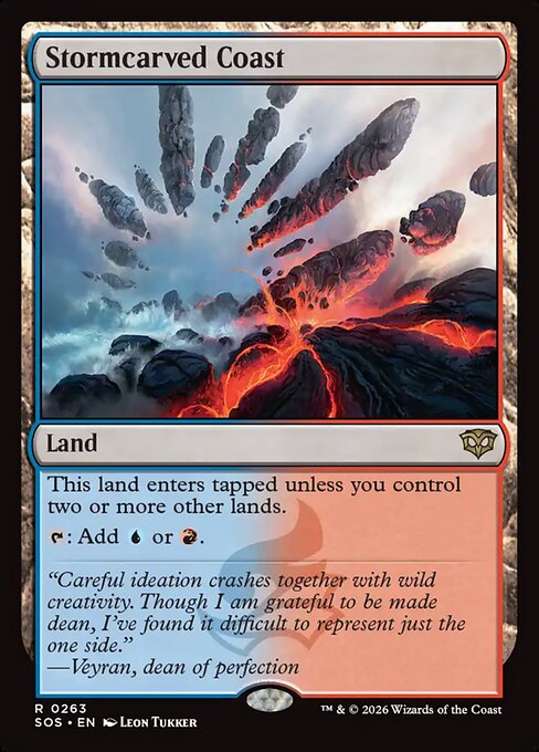 Stormcarved Coast - SOS-0263-F - Rare - Foil 1