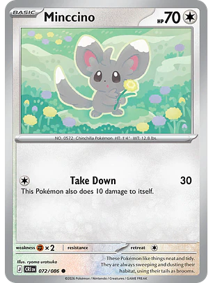 Minccino - CRI-072 - Common