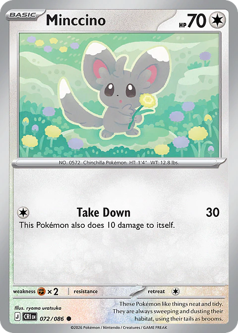 Minccino - CRI-072 - Common