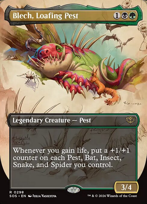 Blech, Loafing Pest - SOS-0298 - Rare 1
