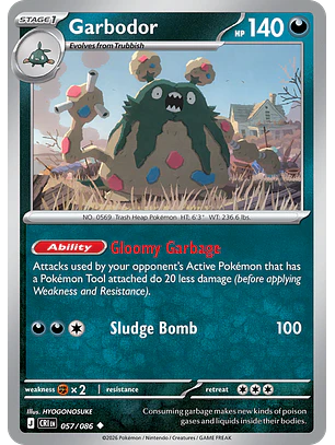 Garbodor - CRI-057 - Uncommon