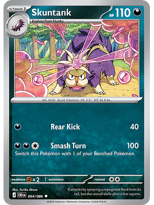 Skuntank - CRI-054-RH - Uncommon Reverse Holo