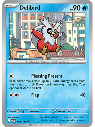 Delibird - CRI-018 - Uncommon