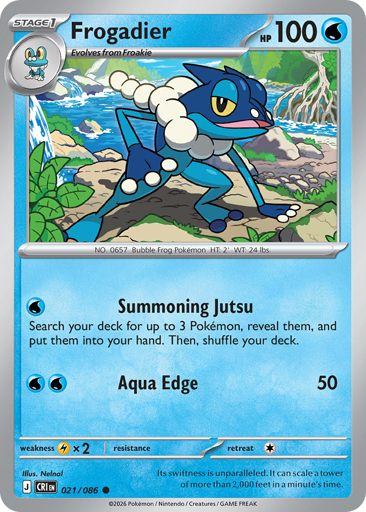Frogadier - CRI-021 - Common 1