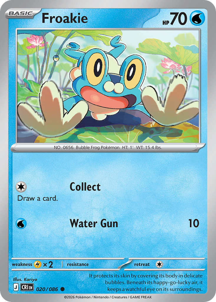 Froakie - CRI-020 - Common 1