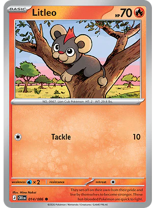 Litleo - CRI-014-RH - Common Reverse Holo