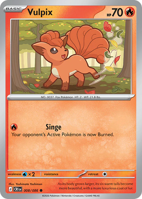 Vulpix - CRI-008 - Common