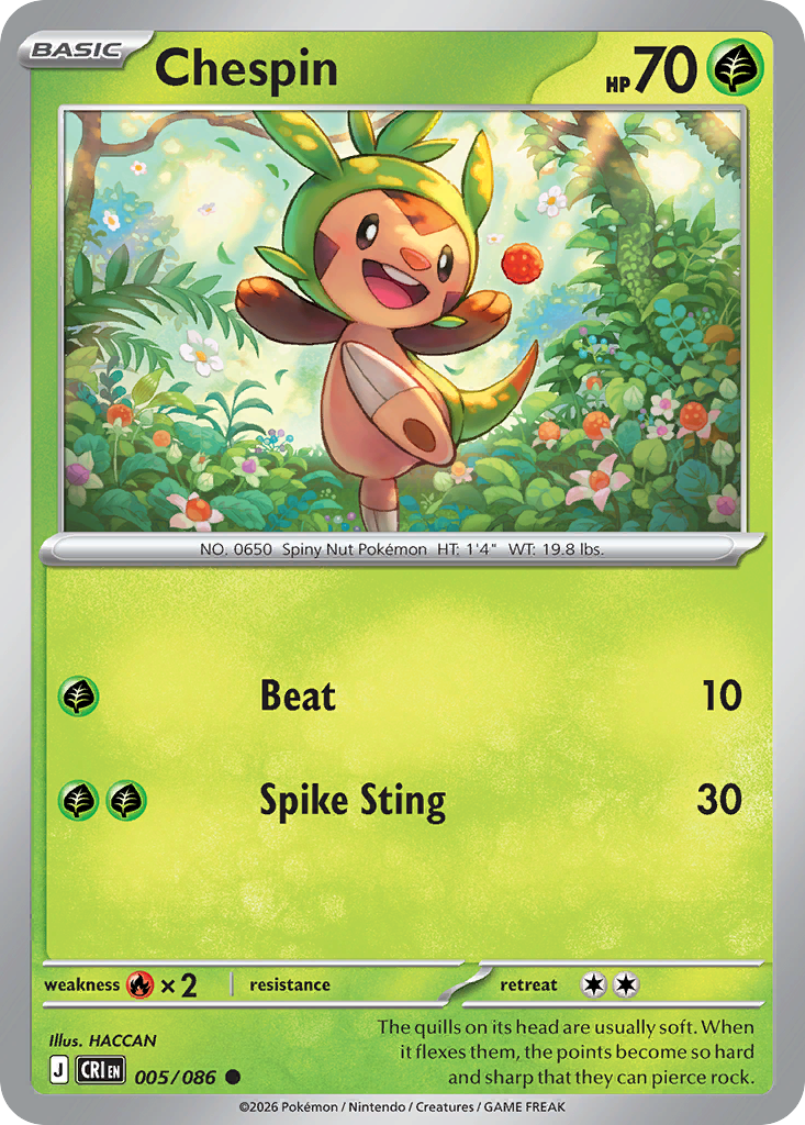 Chespin - CRI-005 - Common 1