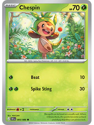 Chespin - CRI-005 - Common