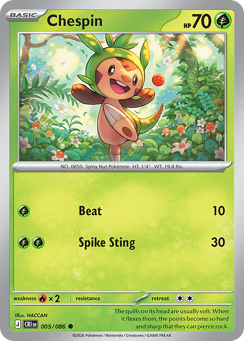 Chespin - CRI-005 - Common
