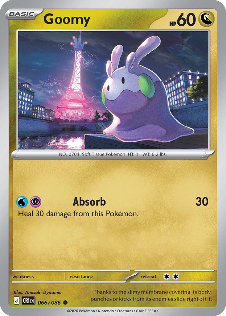 Goomy - CRI-066-RH - Common Reverse Holo 1