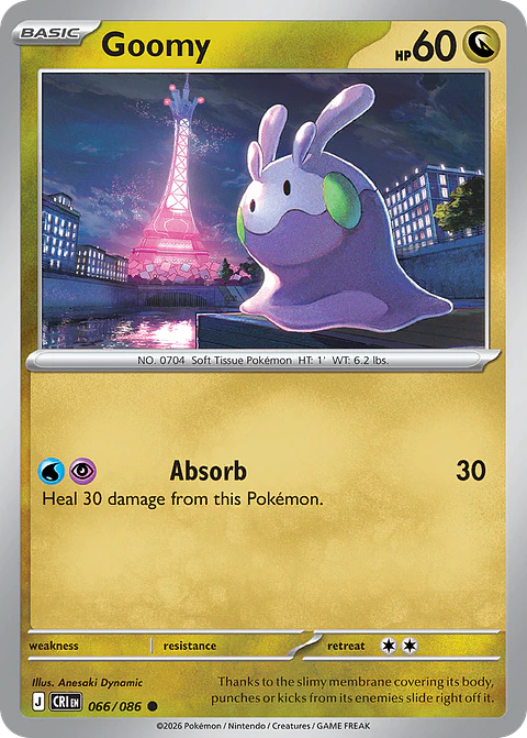 Goomy - CRI-066-RH - Common Reverse Holo