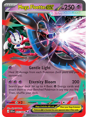 Mega Floette ex - CRI-035-H - Double Rare