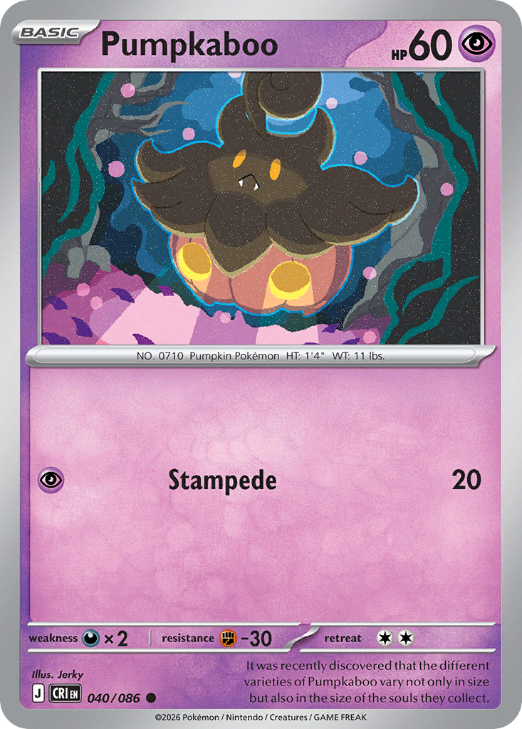 Pumpkaboo - CRI-040-RH - Common Reverse Holo 1