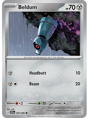Beldum - CRI-059 - Common