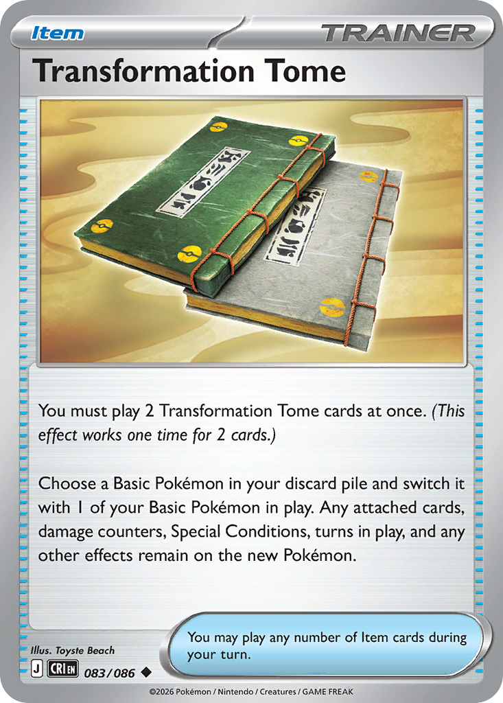 Transformation Tome - CRI-083-RH - Uncommon Reverse Holo 1