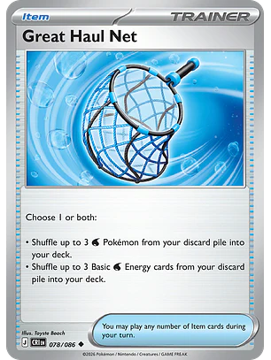 Great Haul Net - CRI-078-RH - Uncommon Reverse Holo
