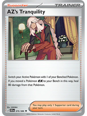 AZ's Tranquility - CRI-076-RH - Uncommon Reverse Holo