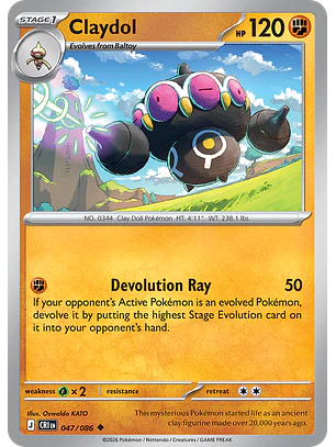 Claydol - CRI-047 - Uncommon