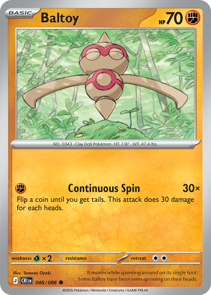 Baltoy - CRI-046 - Common 1