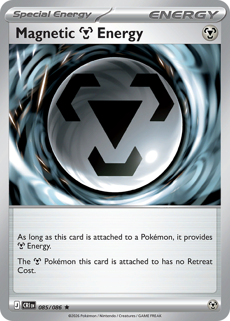 Magnetic Metal Energy - CRI-085-RH - Rare Reverse Holo 1