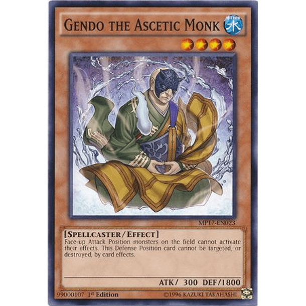Gendo the Ascetic Monk - MP17-EN023 - Common