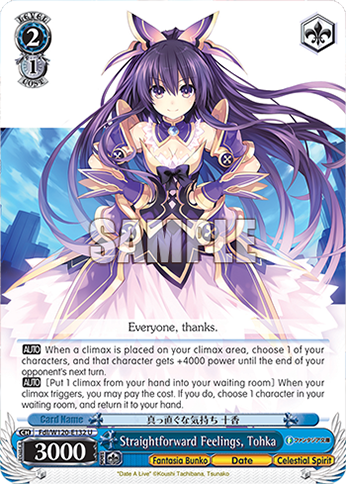 Straightforward Feelings, Tohka - Fdl/W120-E132 - U 1