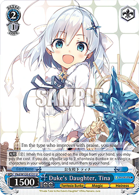 Duke's Daughter, Tina - Fkd/W120-E131 - U