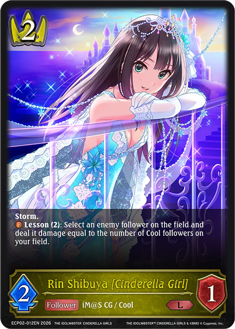 Rin Shibuya [Cinderella Girl] - ECP02-012EN - Legendary