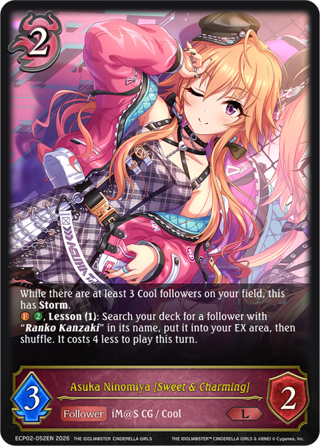 Asuka Ninomiya [Sweet & Charming] - ECP02-052EN - Legendary 1