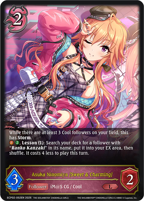 Asuka Ninomiya [Sweet & Charming] - ECP02-052EN - Legendary